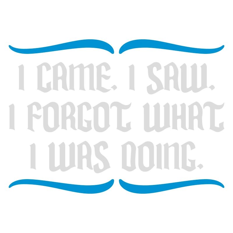 I came saw forget