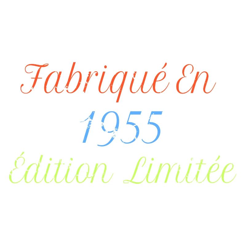 Rétro Fabriqué En 1955 Édition Limitée Présente