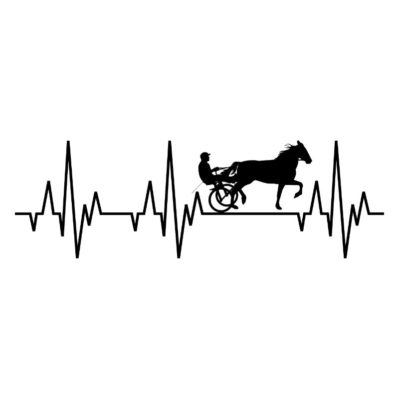 Heartbeat ECG harnais de course cheval de course