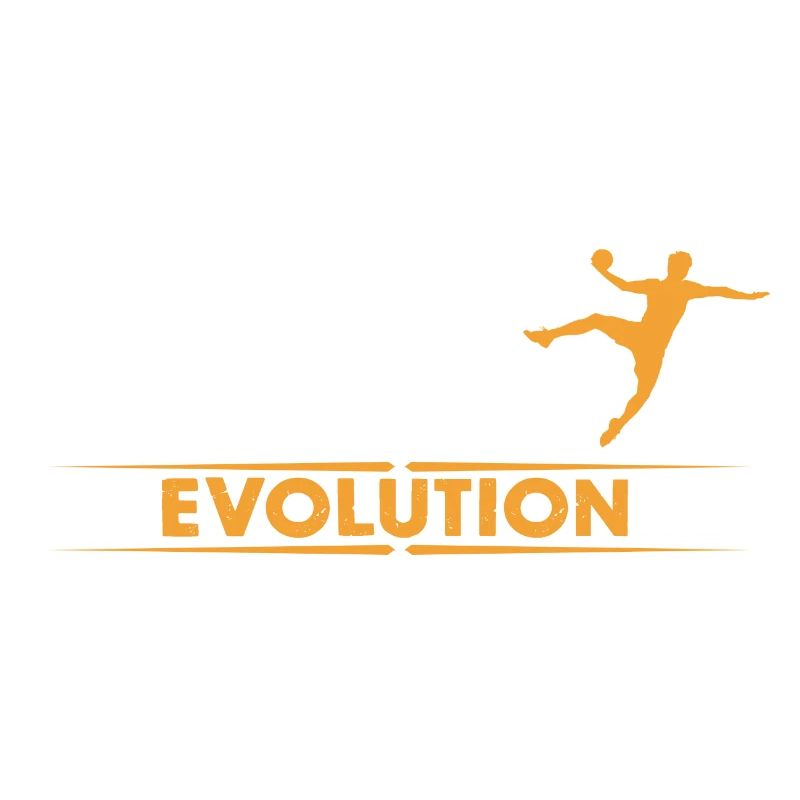 Handball Evolution - orange/weiss
