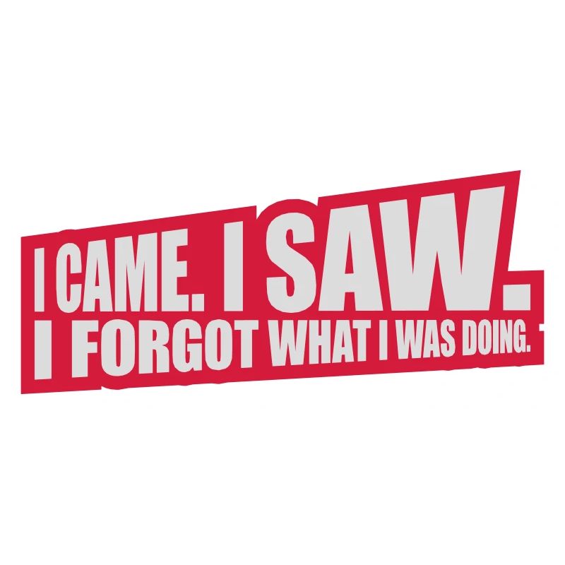 I came saw forget