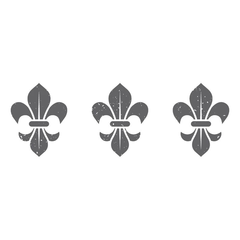Fleur De Lys / Dunkelgrau