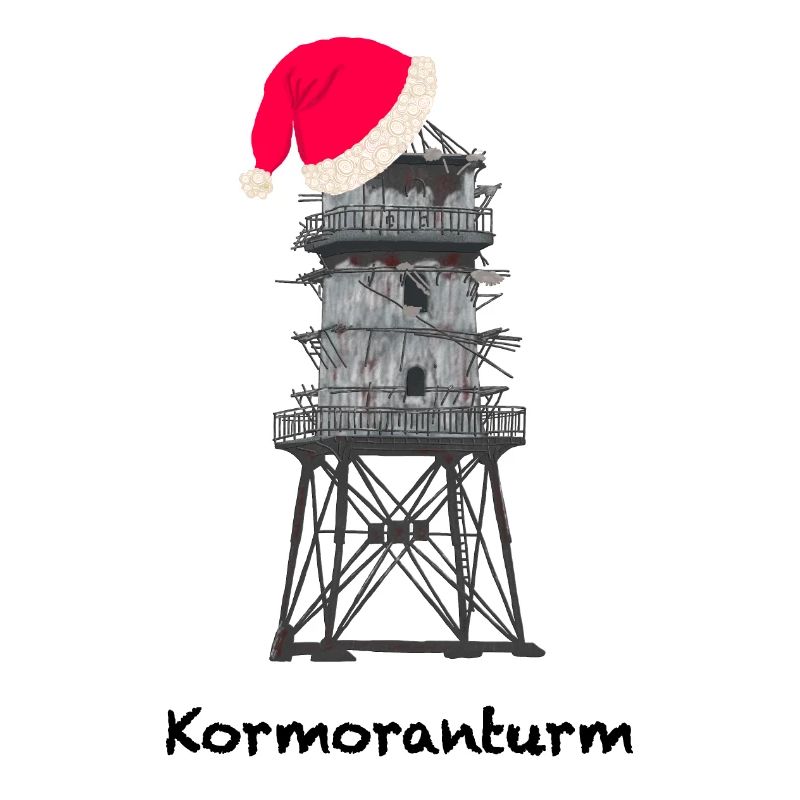 Christmas, Cormorant Tower, North Sea Lighthouse