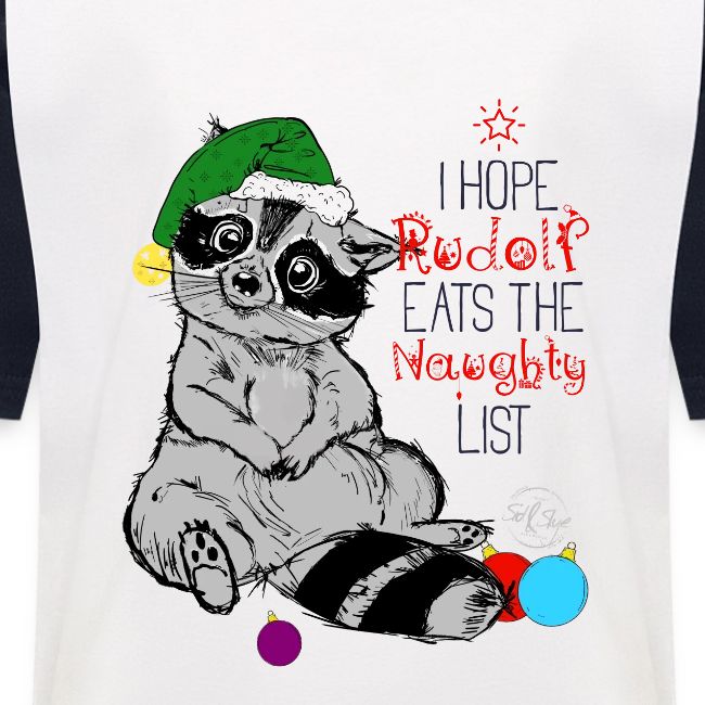 Lustiger Waschbär mit Spruch 2