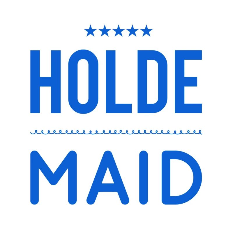 vor dir steht eine Maid