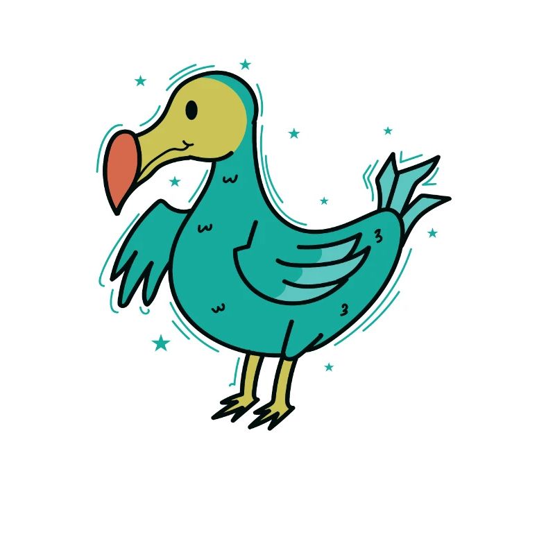 oiseau dodo mignon de l’île Maurice