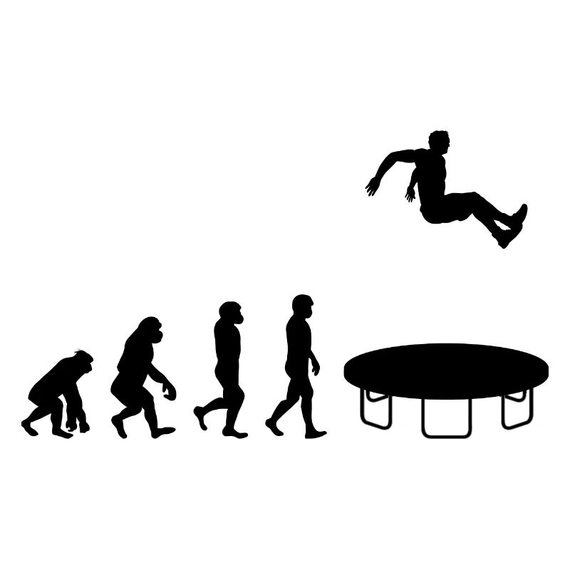 Trampoline Jumper Jumping Gymnastics Evolution