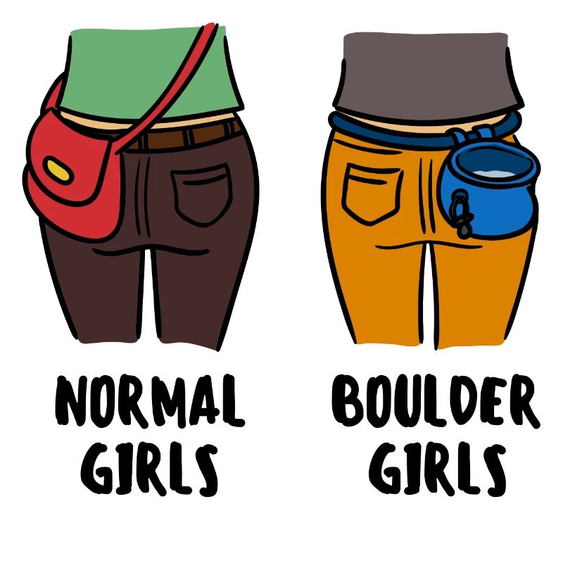 Boulder Boulderer Climbing Mountaineering Funny