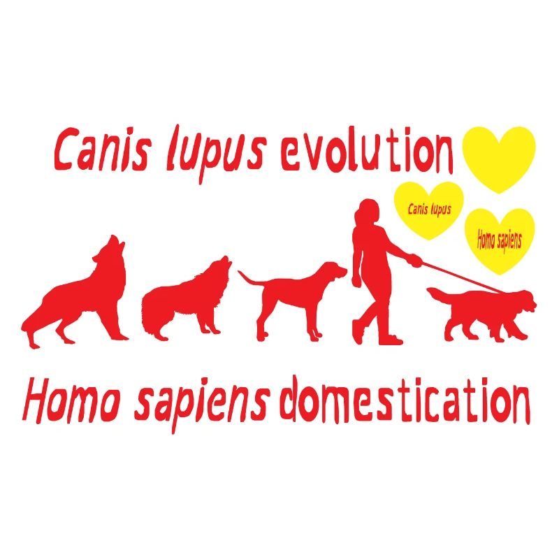Canis lupus evolution Homo sapiens domestication