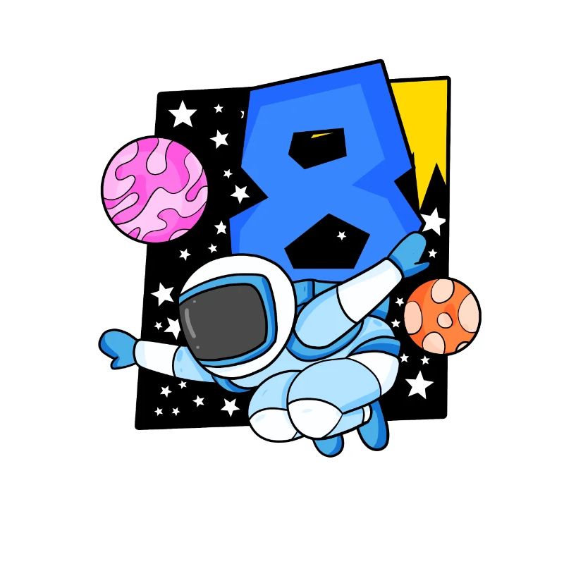 8 ans Jeune astronaute