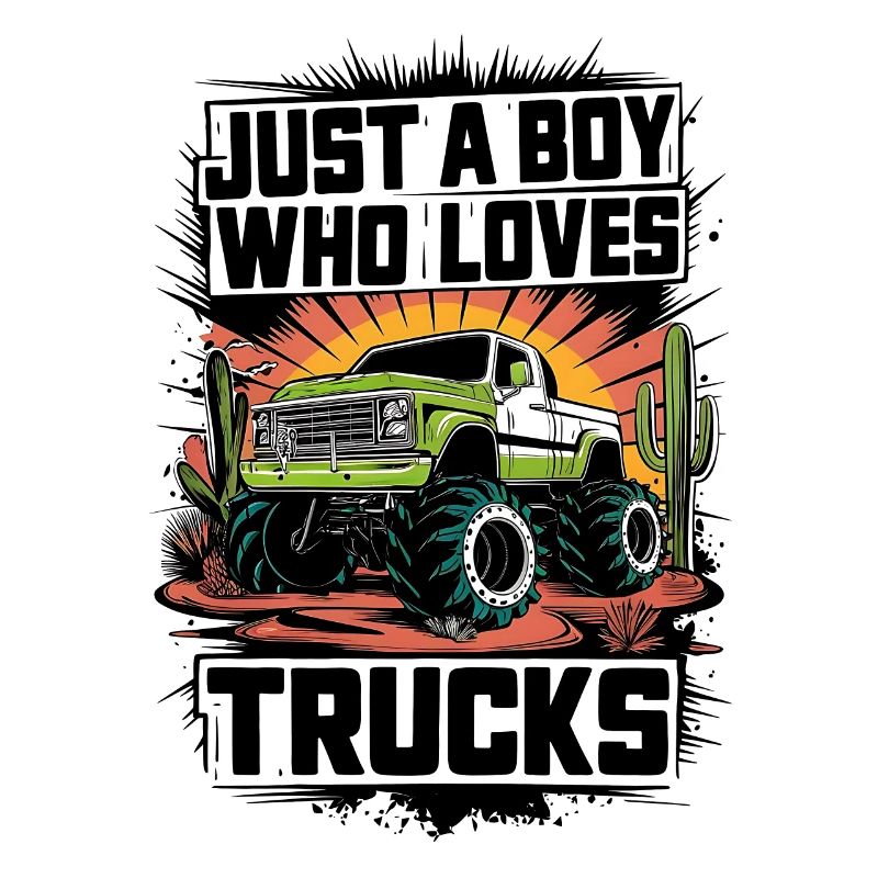 Conception de camion monstre Tracker jaune