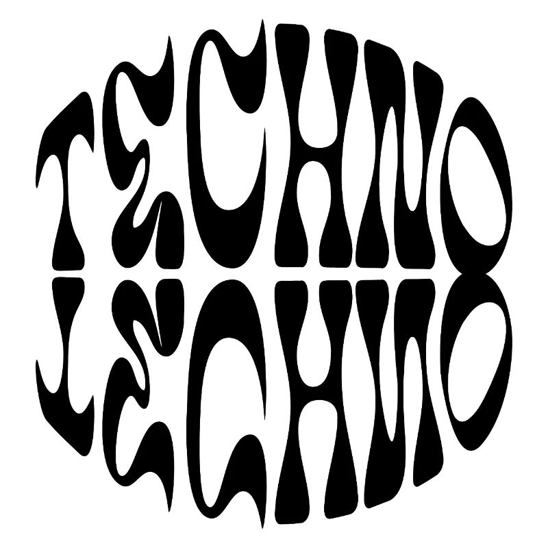 Conception de logo Techno liquid
