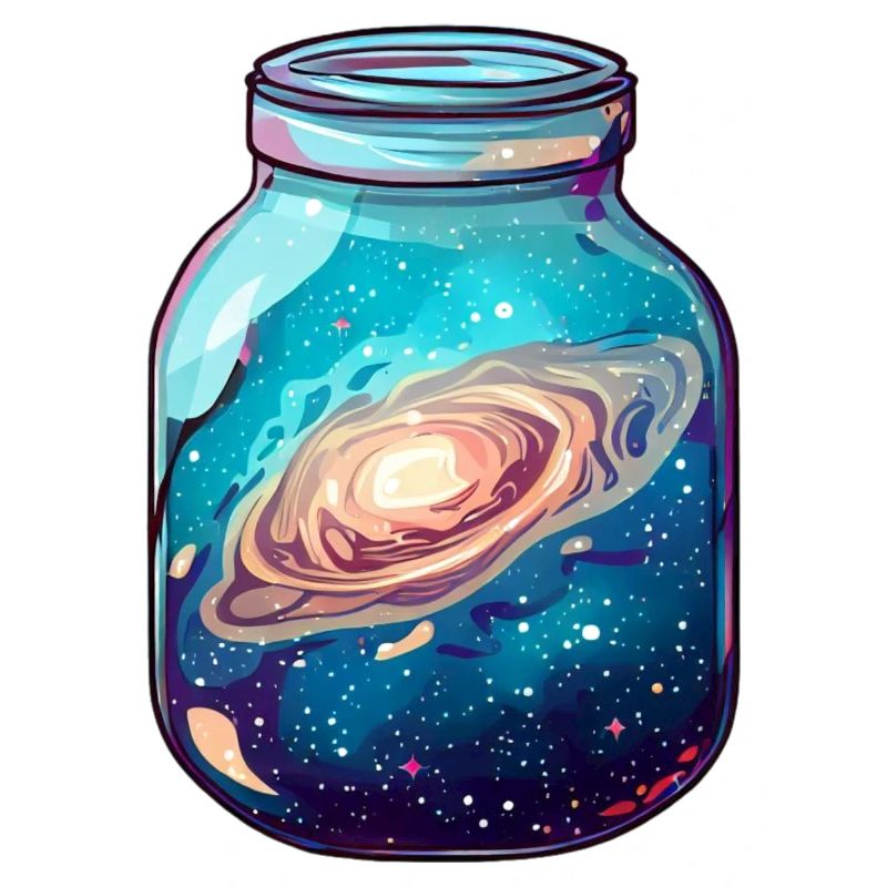 Space in a jar