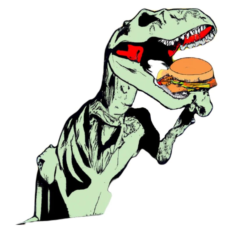 T REX Burger comic V2