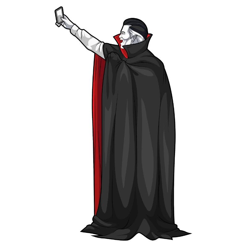 Vampire Halloween Selfie