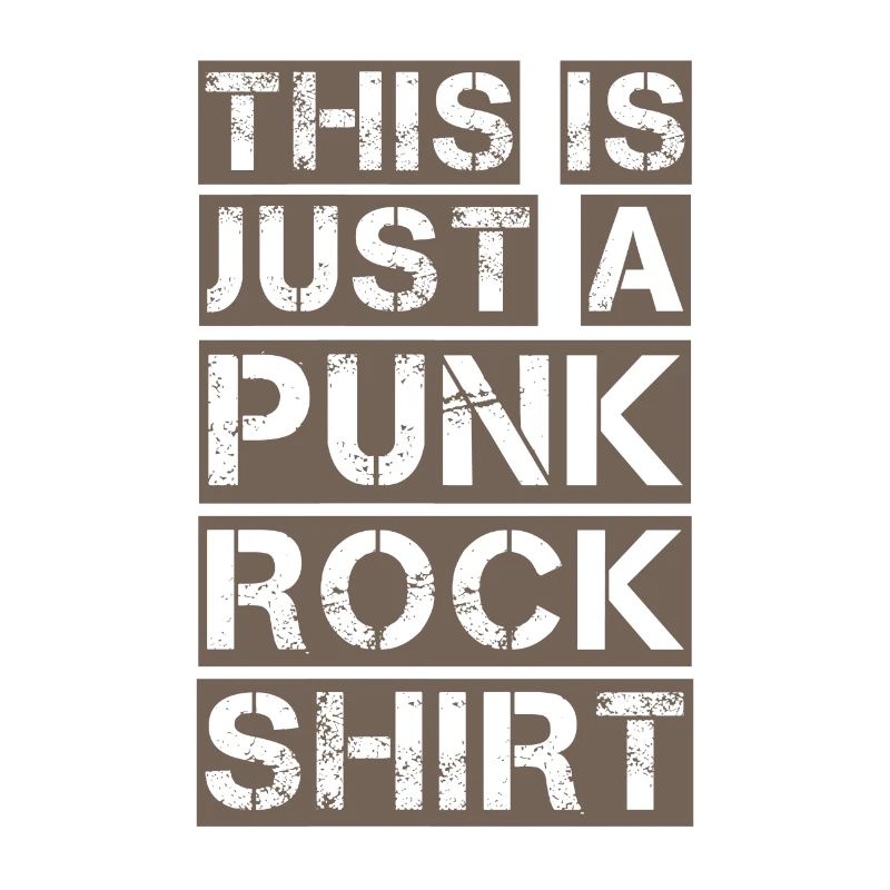 Ceci est juste une chemise Punk Rock Punker Anarchie Ges