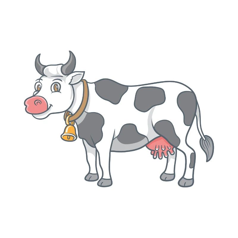 Vache de dessin animé