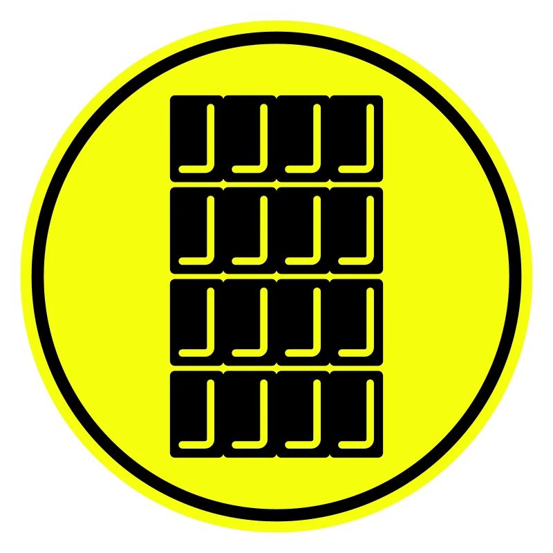 Symbole d’icône en chocolat
