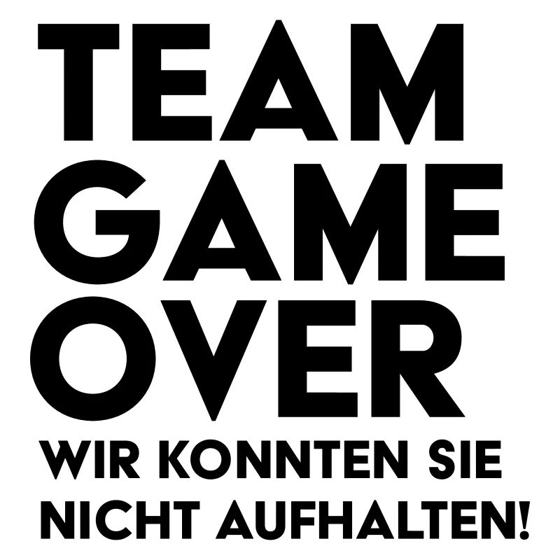 Braut Support JGA Team Game Over