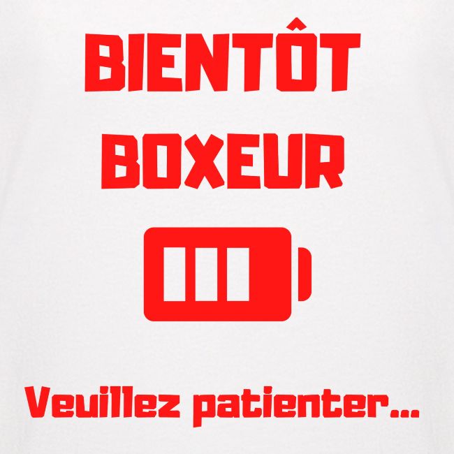 BIENTOT BOXEUR ROUGE