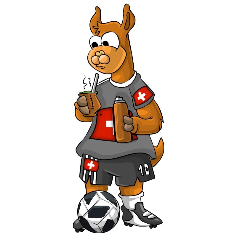 Schweizer Fan Lama