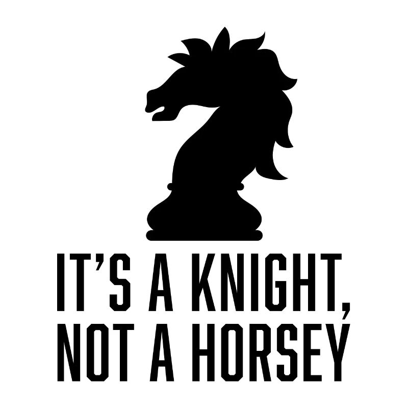 C’est un chevalier pas un cheval