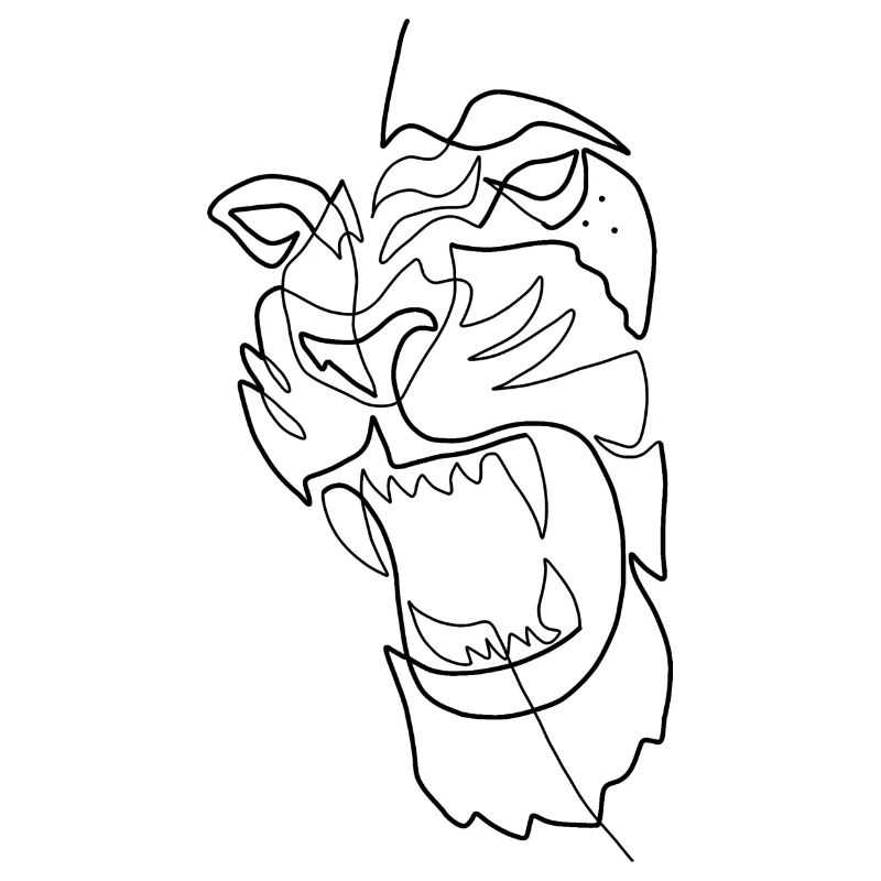 Tiger cry Aggressive