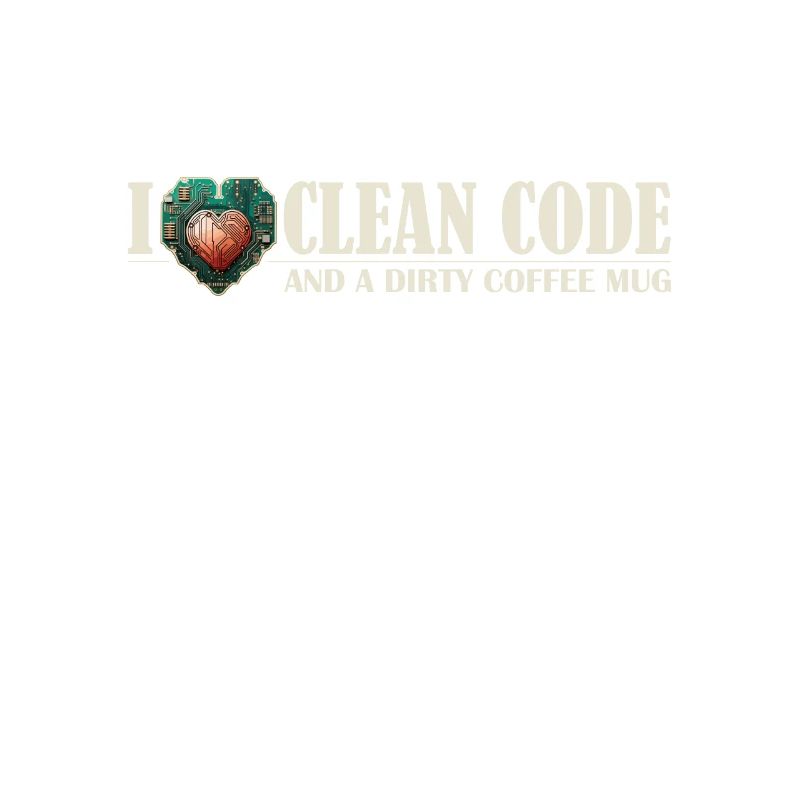 I Love Clean Code and Dirty Coffee Mug Devs Who