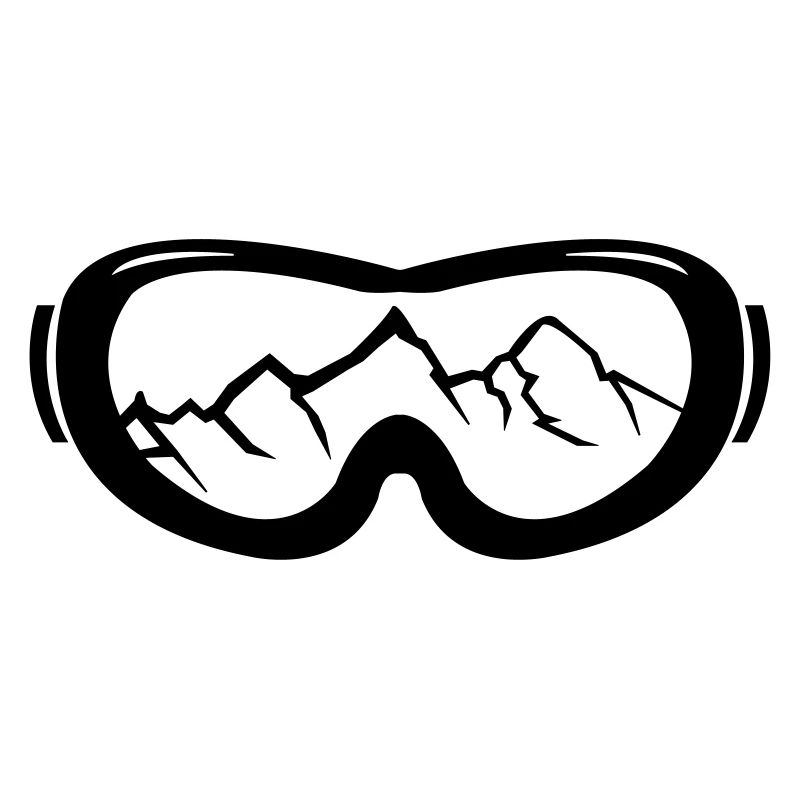 ski goggles mountains