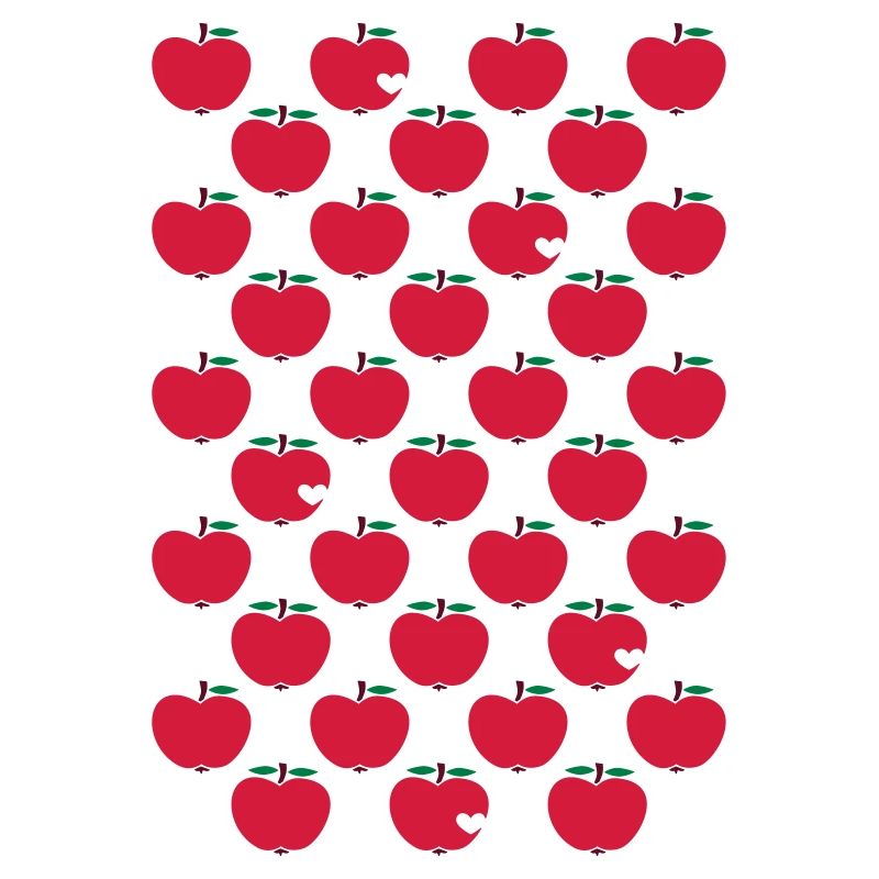 Little Apples Stencil Pattern