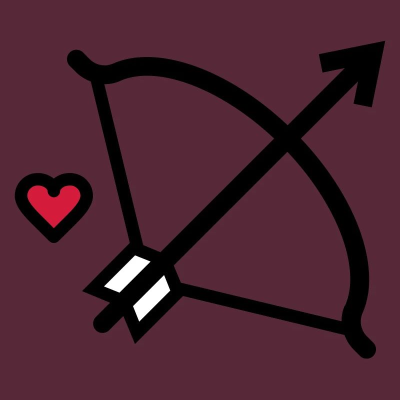 Arc et flèche Flèche de Cupidon pour les amoureux