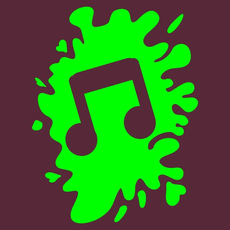 Musical note blobs