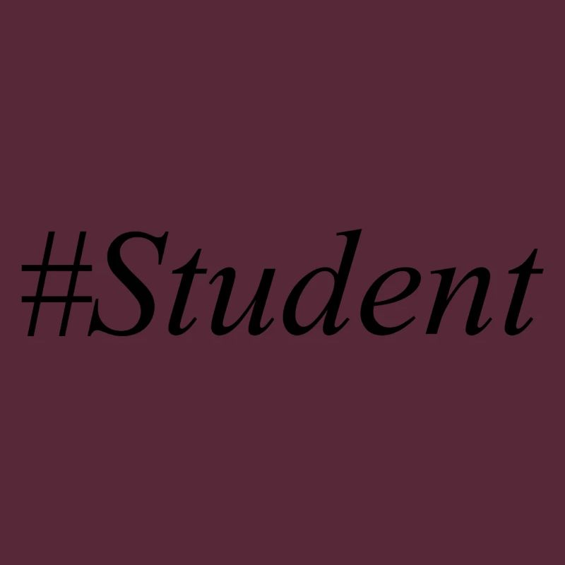 #Student Logo Noir