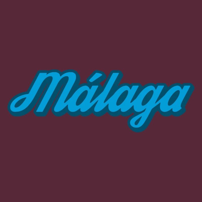 Malaga Coastal Script Bleu
