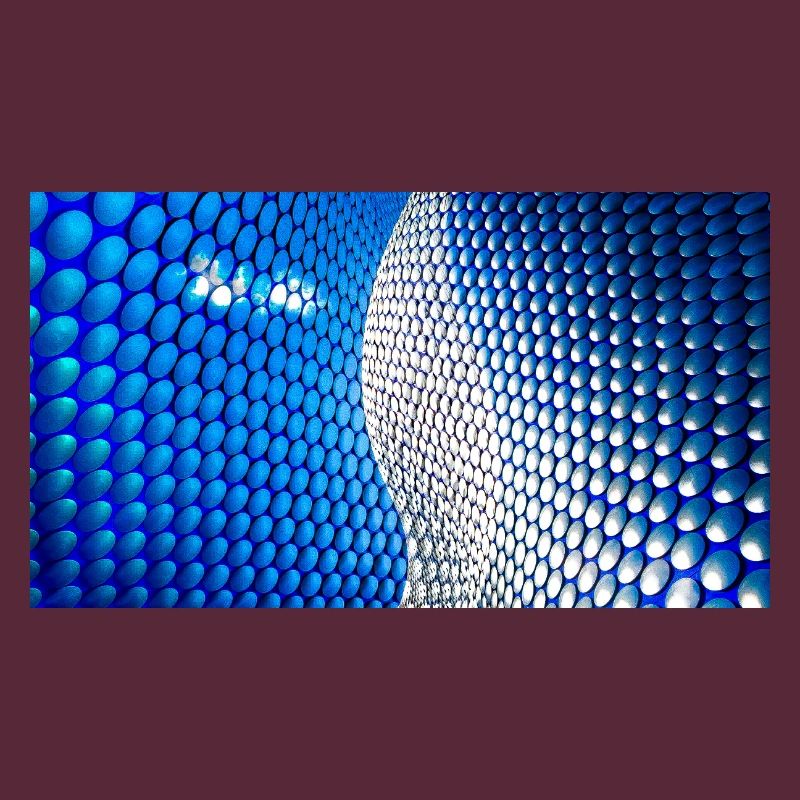 Cobalt Bubblewave Abstract
