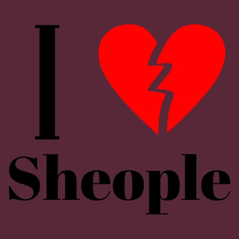 Ironisches Sheople design Statement