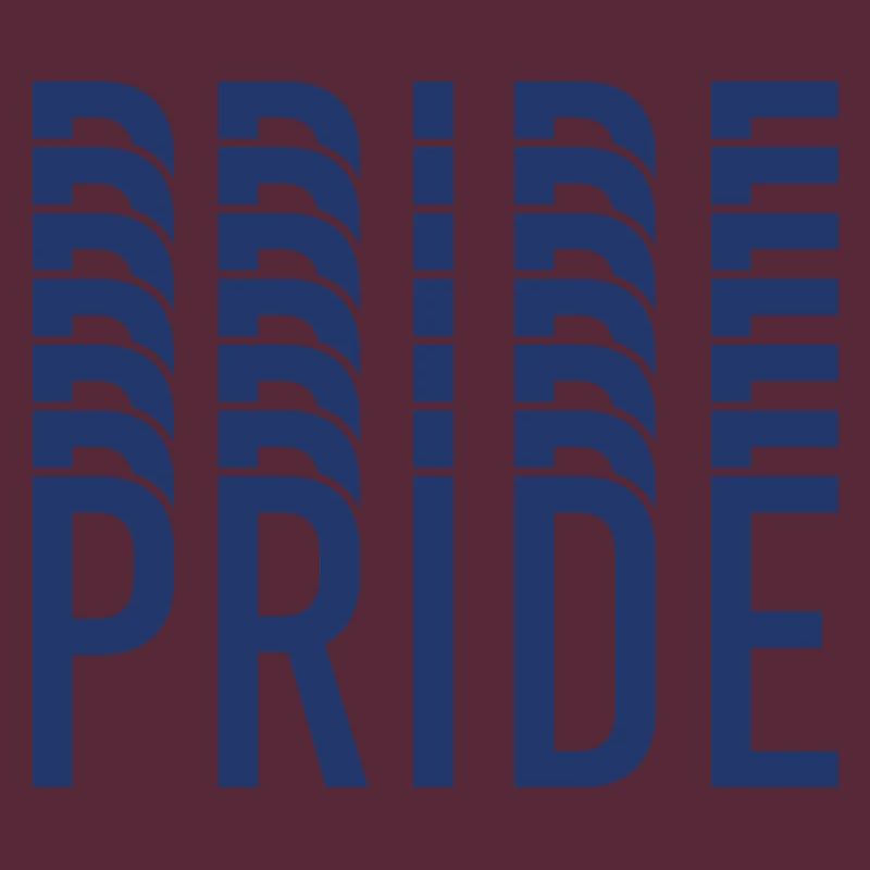 Blue Pride Geometric Pattern