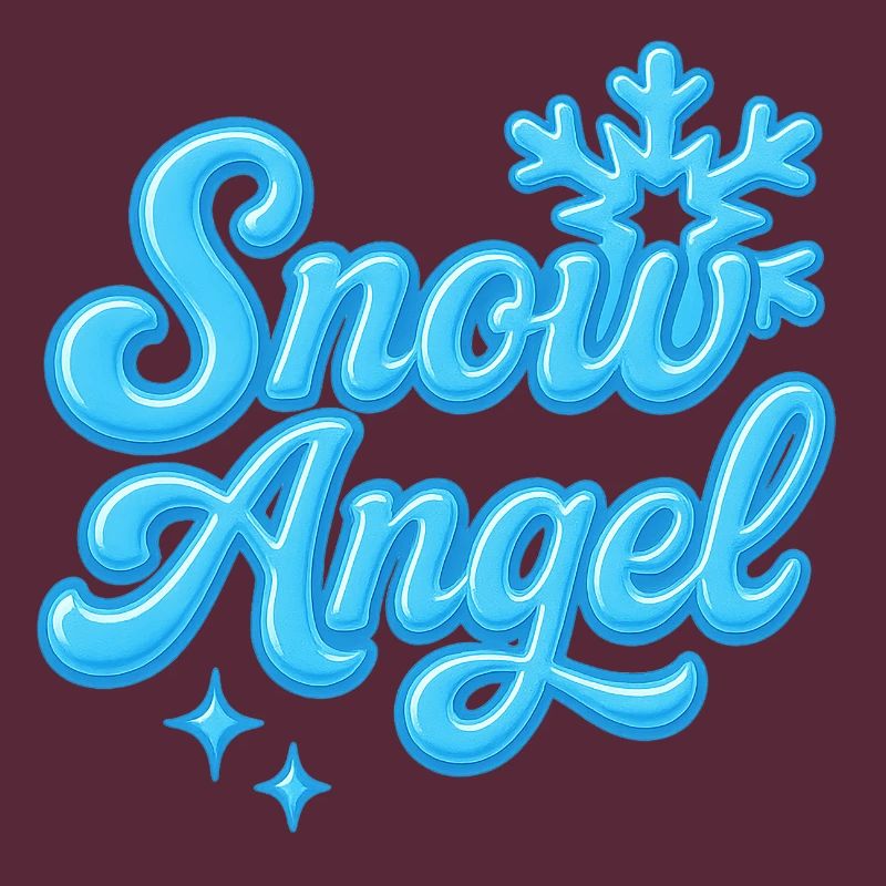 snow angle / y2k statement design 