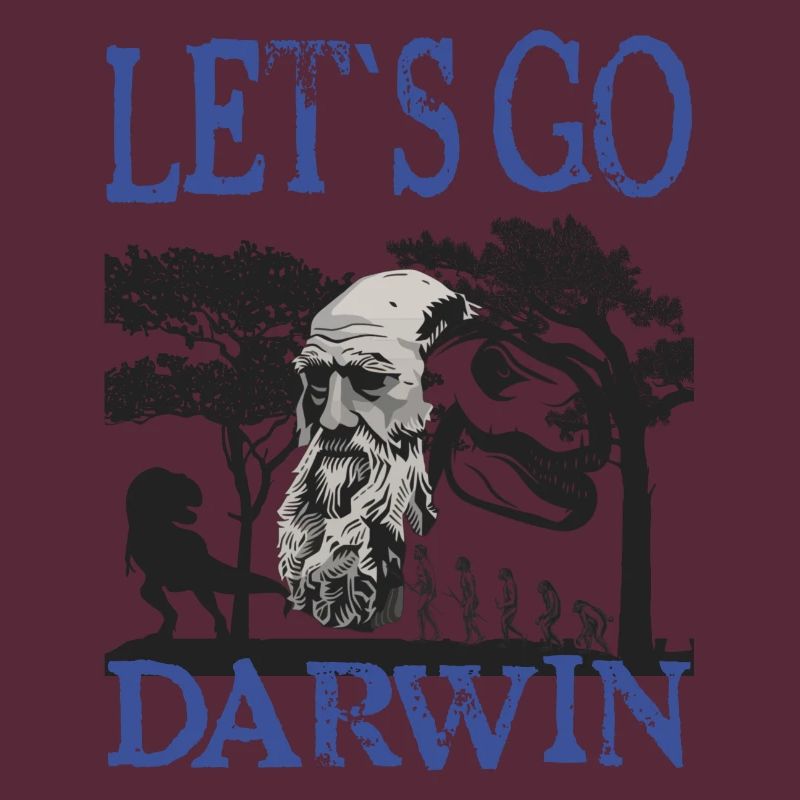 Idée cadeau textile Charles Darwin Evolution