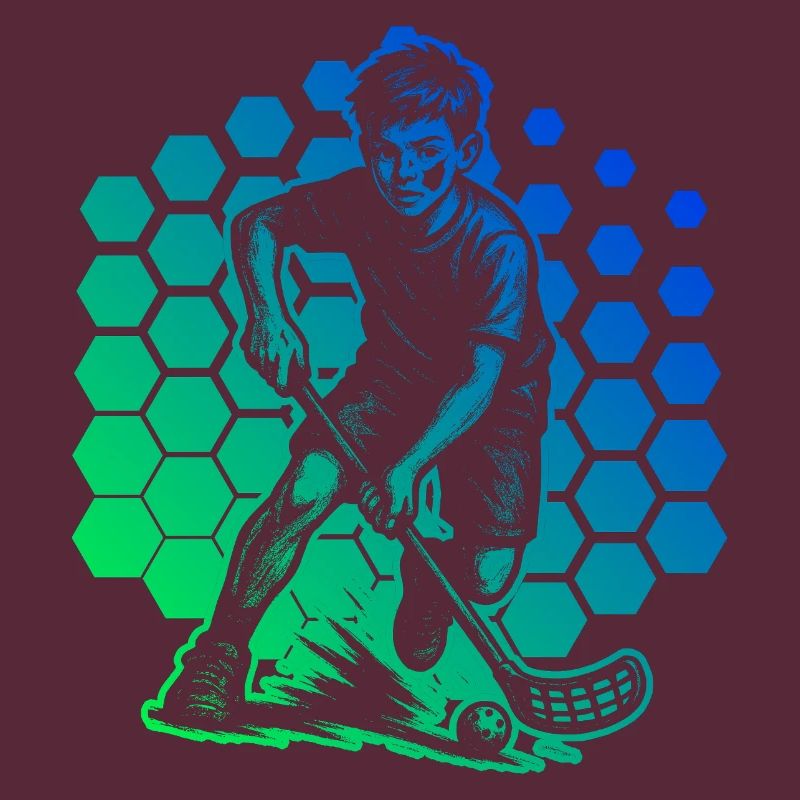 Conception compacte de floorball pour floorball