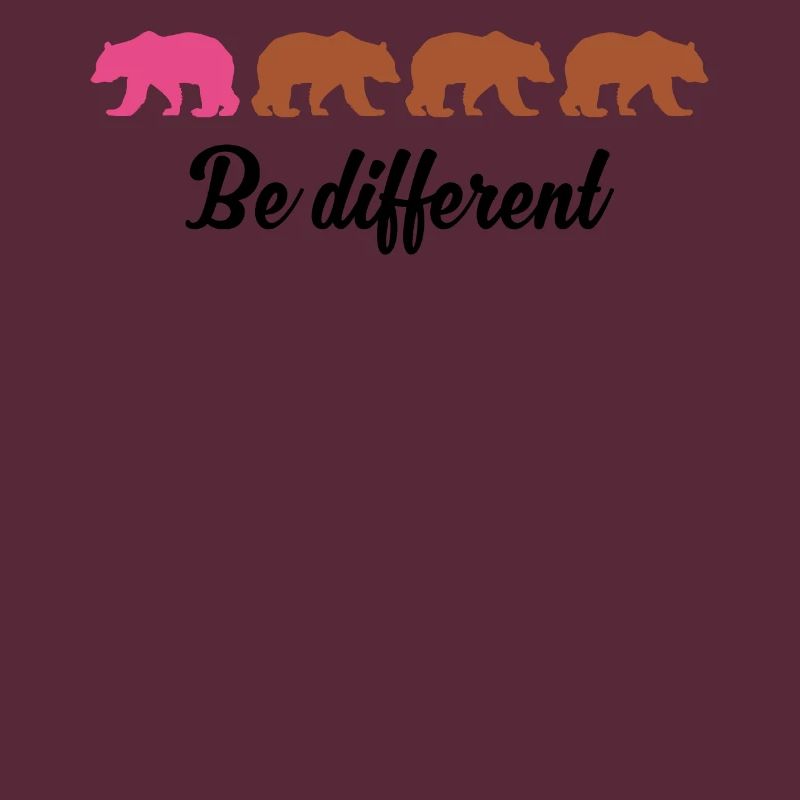 Be Different Lustige Bären Sei Anders Geschenk