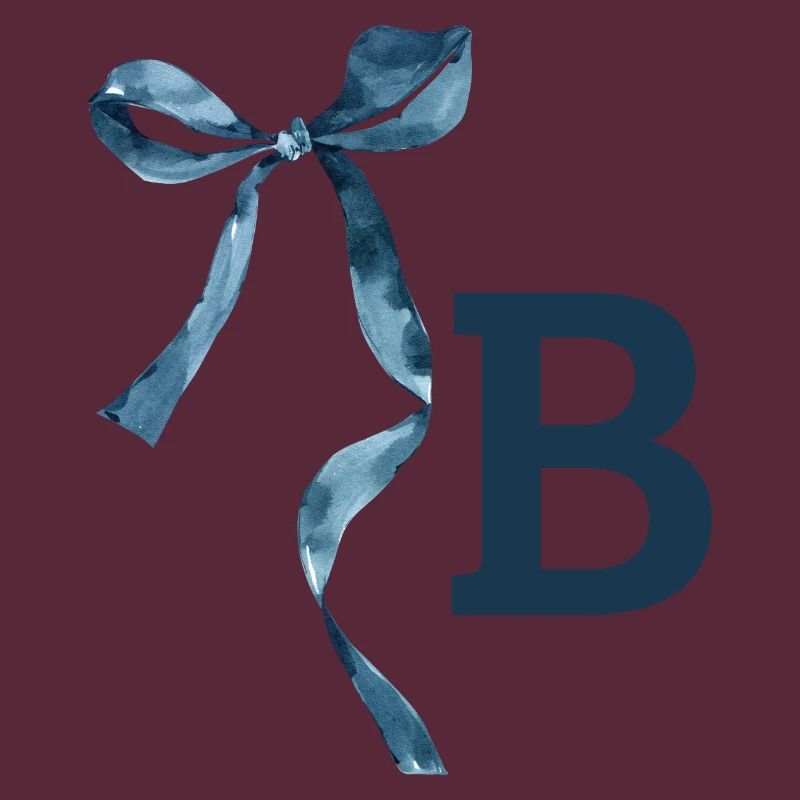 Monogramm b Geschenkidee