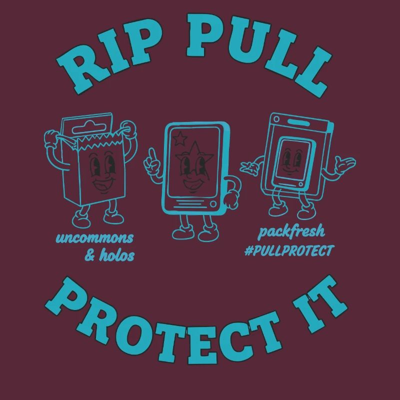 Trading Card Collector Rip Pull Protect It