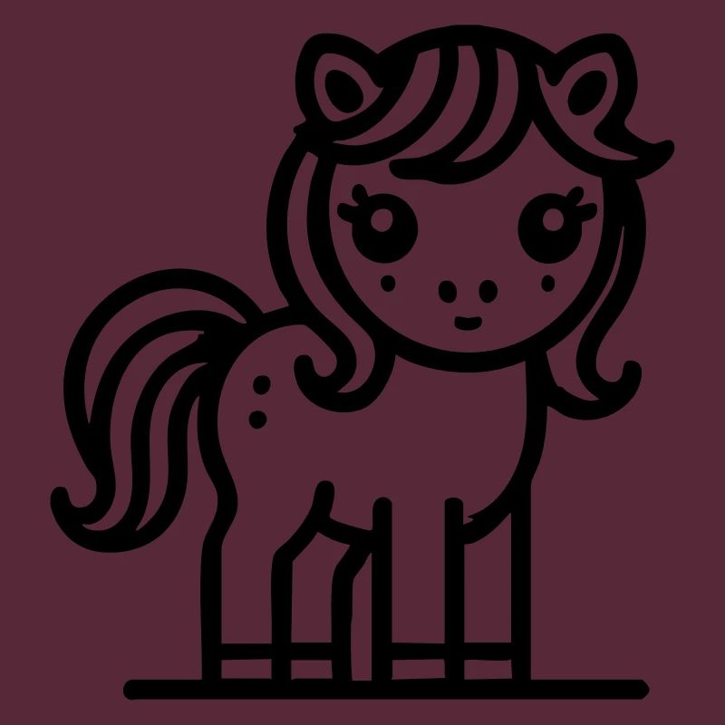 Süßes Pony Pferd Pferdchen