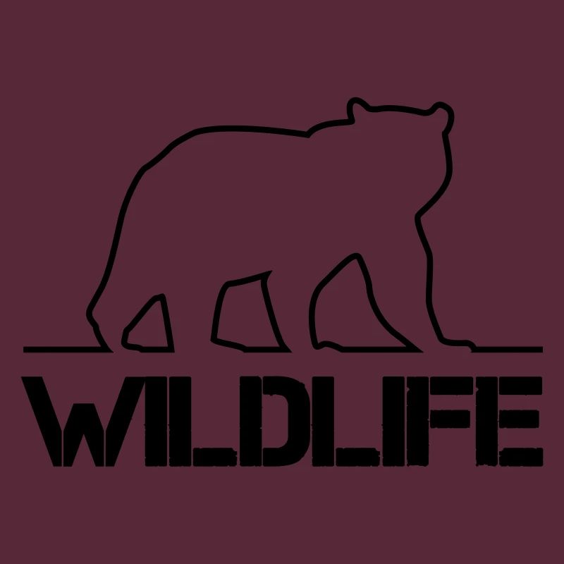 Silhouette d’ours Faune