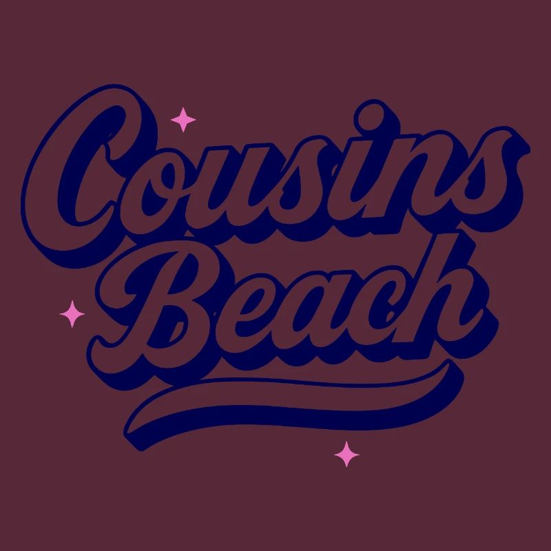 Cousins Beach - Conception de script rétro