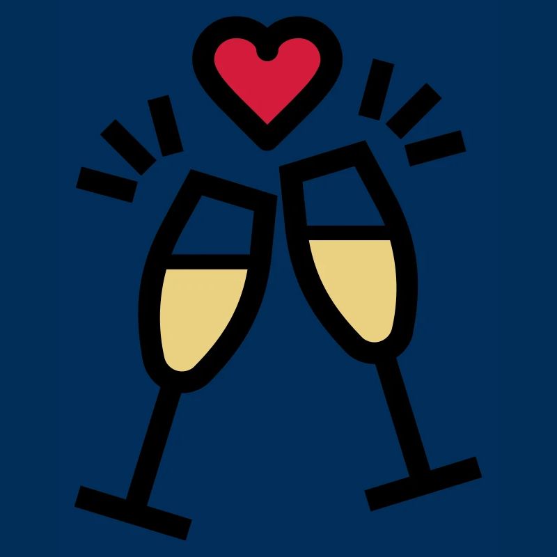 oder Sekt zum Valentinstag