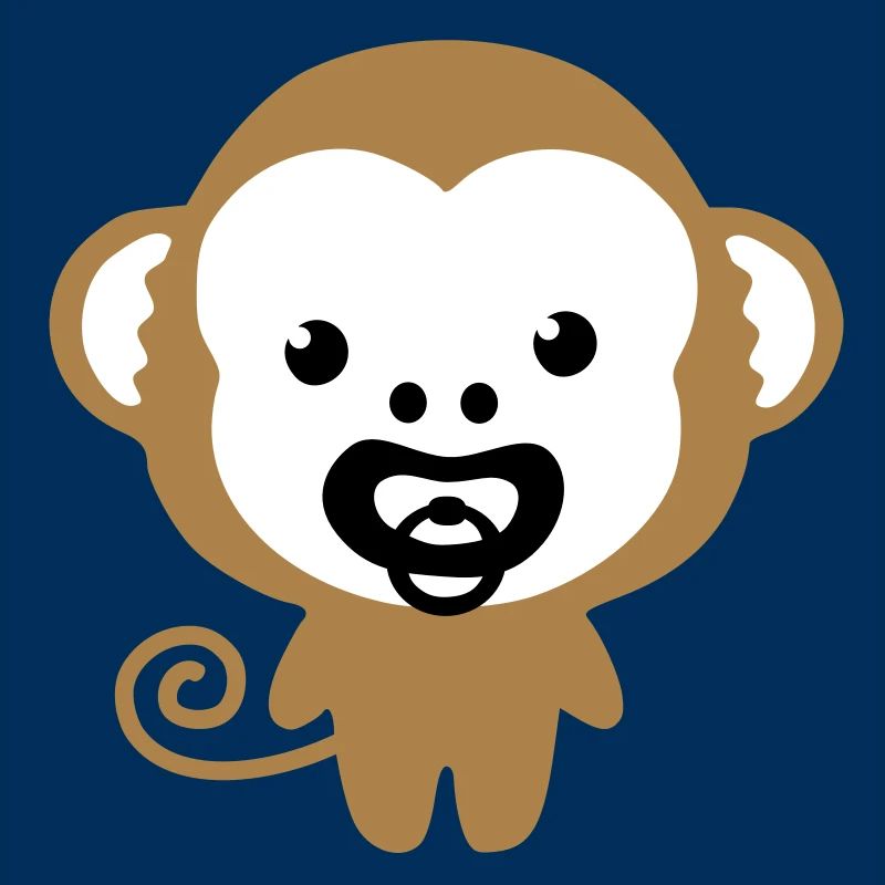 baby monkey soother, Schnulleraffe