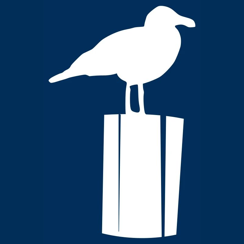 Möwe sitzend