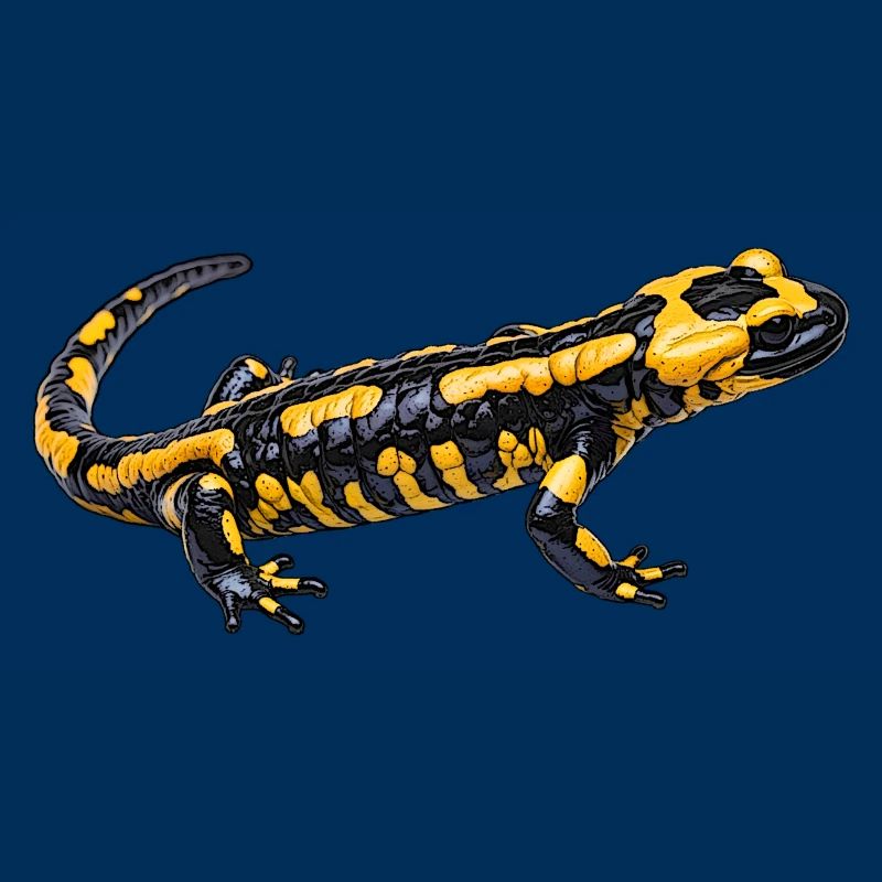 Conception de la salamandre de feu